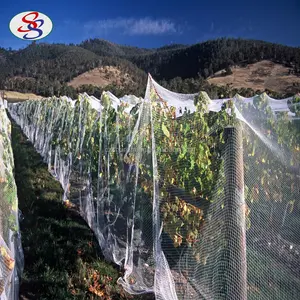 Red de HDPE para proteger aves, estanque, jardín, viñetas