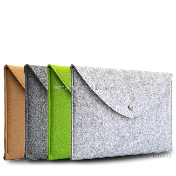 Felt Envelope laptop Sleeve Bag Case For MacBook Air Pro Retina 11"13"15" SEDEX BSCI