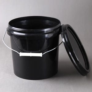 10 LÍT <span class=keywords><strong>20</strong></span> Lít Sơn Nhựa Màu Đen Có Nắp Và Tay Cầm Bằng Kim Loại - Product Image 3