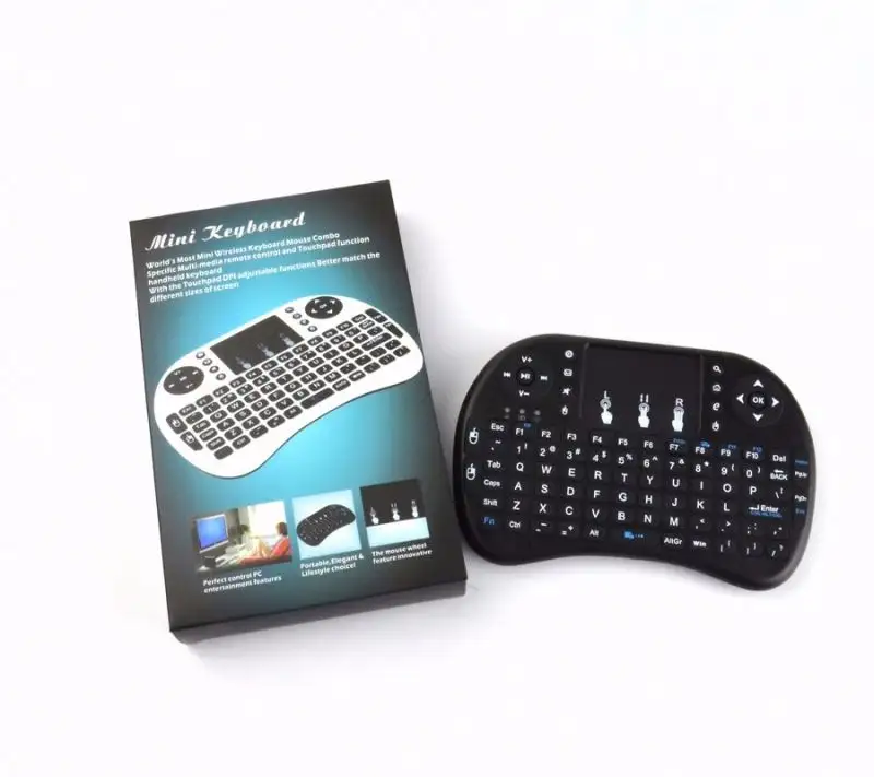I8 Tastiera Senza Fili con il Touchpad Del Mouse Ricaricabile i8 Combo mini tastiera per Android TV Box x96 mini