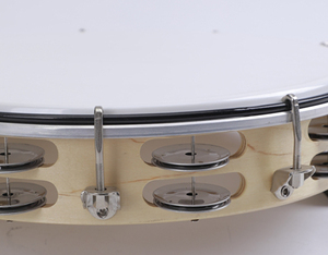 Hecho en China Pandereta Niños Instrumentos musicales Piel de plástico Madera Pandereta Lengua Tambor Mano Pan - Product Image 4