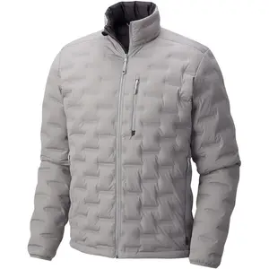 Chaqueta de plumas de pato para hombre, nuevo diseño, Canal soldado, 90% abajo, 10%