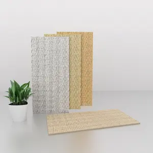 Flexible Plant Texture Wall Tile Veneer Full Body Tiles Exterior Tiles 600 X 600mm