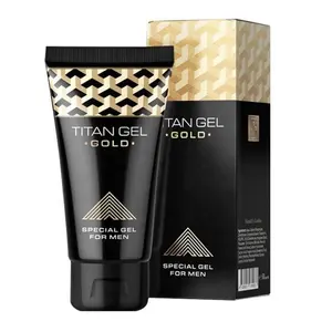 Groothandel vrouwelijke titan gel-Hot Selling Golden Verpakking Titan Gel 50G Smering Massage Crème