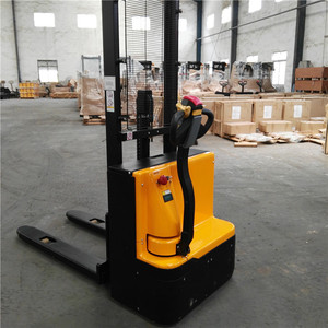 Mặt Trời Mọc LES-10E/16 đi bộ 1.6m empilhadeira eletrica 1ton điện straddle Pallet Stacker carretilla electrica - Product Image 3