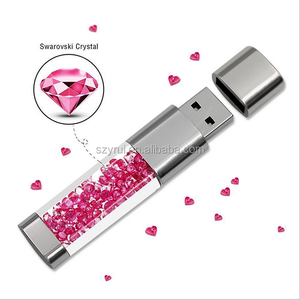 Gioielli USB 2.0 Flash Drive regalo di nozze Memoria USB 3.0 Memory Stick 32gb 64gb Crysta Pen Drive - Product Image 1