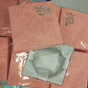 BP0708 Cheap Red Flower Printed Silk Filled Paper <strong>Bracelet</strong> <strong>Boxes</strong>,red pink Paper Jewelry <strong>Gift</strong> Box - Product Image 3