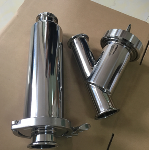 Sanitär Edelstahl DIN/3A/SMS Y-typ Sieb/Filter mit Tri Clamp Ferrule Verbindung