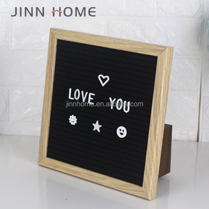 10x10 inch thủ công gỗ sồi bảng thư Quảng trường khung ảnh Quảng Cáo Để sử dụng nhà với kim loại đứng Hiển thị hình ảnh - Product Image 2