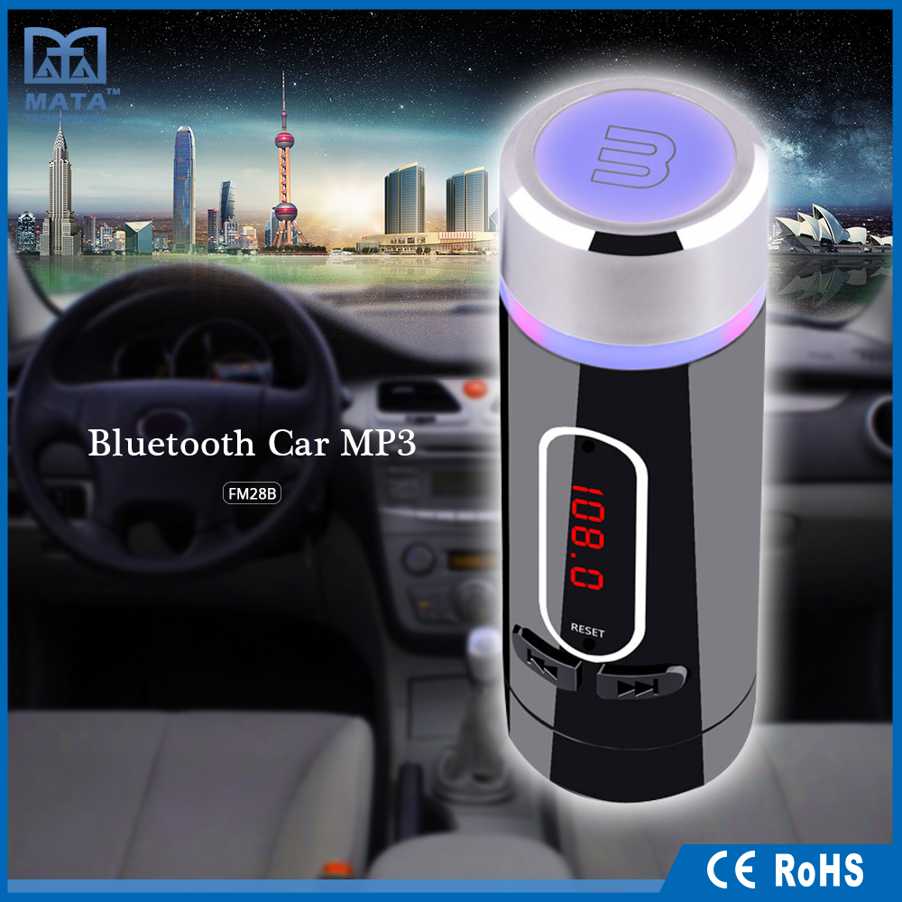 Bluetooth Автомобильного комплекта MP3 Плеер С Аудио Fm-передатчик Дистанционного