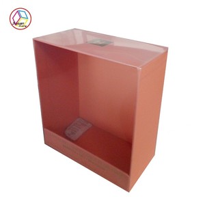 Sang Trọng Biểu Tượng Tùy Chỉnh Mỹ Phẩm Hộp Quà Tặng Rõ Ràng <span class=keywords><strong>PVC</strong></span> Và Bao Bì Giấy Với Lớp Phủ UV Và Dập Nổi Phong Cách Cho Công Nghiệp Sử Dụng Mẫu Miễn Phí - Product Image 3