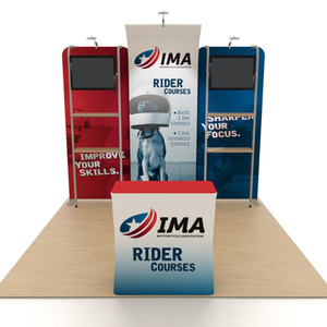 10x10ft khung nhôm căng thẳng vải triển lãm thương mại gian hàng tùy chỉnh hiển thị giá thiết kế cho Triển Lãm Đứng - Product Image 2