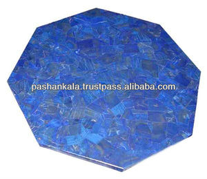 Decorative Blue Natural Stone Lapis Table Top - Product Image 1