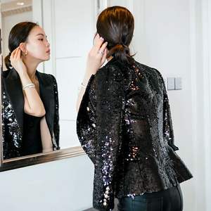 Completo Donna con Pantaloni e Giacca con <span class=keywords><strong>Paillettes</strong></span>, Design Elegante per Signore - Product Image 4