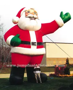 2024 8m alto gonfiabile Santa Cluas per la pubblicità natale gonfiabile Santa per la vendita