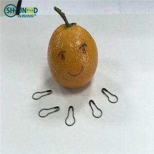 Chine En Gros Cuivre en Forme De Poire En Acier Inoxydable Ronde Goupille De Sécurité Noir Or Coloré Hijab <span class=keywords><strong>Épingle</strong></span> <span class=keywords><strong>À</strong></span> <span class=keywords><strong>Nourrice</strong></span> pour Vêtements - Product Image 2