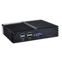 Mini PC Qotom de 4 Puertos LAN, Sin Ventilador, J1900 Quad Core, Linux, 8G RAM, 64G SSD, WIFI, Apto para Router, Firewall, Proxy