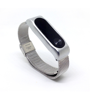 Acero inoxidable 304 Milanese banda de metal pulsera de la muñeca del reemplazo <span class=keywords><strong>correa</strong></span> para xiaomi <span class=keywords><strong>mi</strong></span> banda <span class=keywords><strong>2</strong></span> - Product Image 4