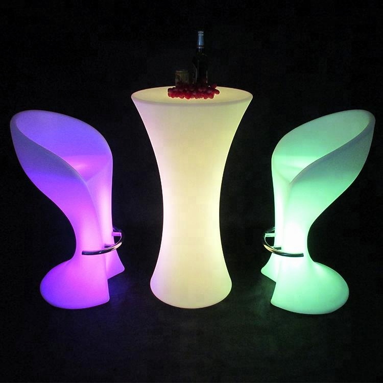 Светящиеся светодиодные коктейльные столы для бара