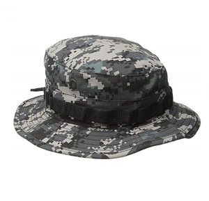Cappello da Sole con Ampia Tesa in Mimetica Digitale Urbana Sfumata per Pesca, Sport all'Aperto, Cosplay e Caccia, Uso da Combattimento, Unisex - Product Image 1