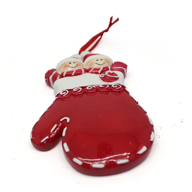 Carino personalizzato di Natale appeso mestieri della resina ornamenti