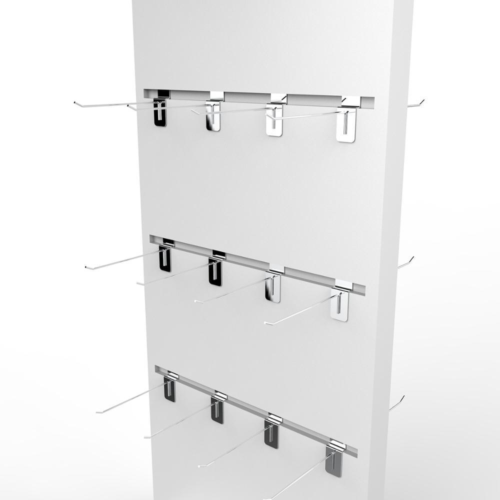 Customized POP Sock Display Stand Double-sided Wooden Display Rack Display Stand for Clothes Shop — view 4