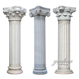 Colonna Romana in Marmo Naturale Intagliata a Mano - Product Image 5