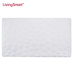 soft Water cube rubber Non-slip shower bath mat With suction cups