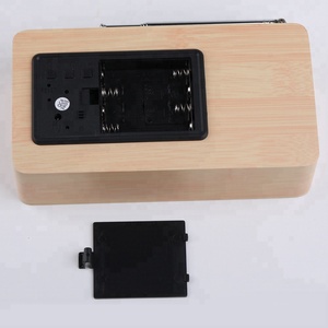 Réveil intelligent en bois, avec <span class=keywords><strong>RADIO</strong></span> FM, offre spéciale, ET566, ET525 - Product Image 5
