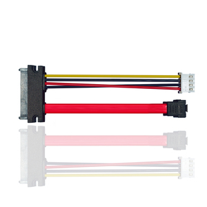 Sata (7 + 15) a pin (7 + 4) SATA IDE HDD <span class=keywords><strong>de</strong></span> disco duro <span class=keywords><strong>cable</strong></span> atx - Product Image 4