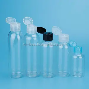 50 ml 80 ml 100 ml 120 ml plastik PET şişe ile flip top kap