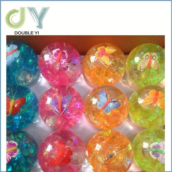 Glitter Fish Water Ball Toy Shining Bouncing Fun