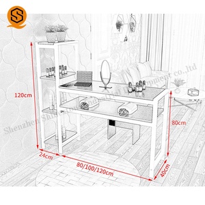 Muebles de Salón Cálidos, <span class=keywords><strong>Mesa</strong></span> de Manicura Acrílica Económica en Venta - Product Image 6