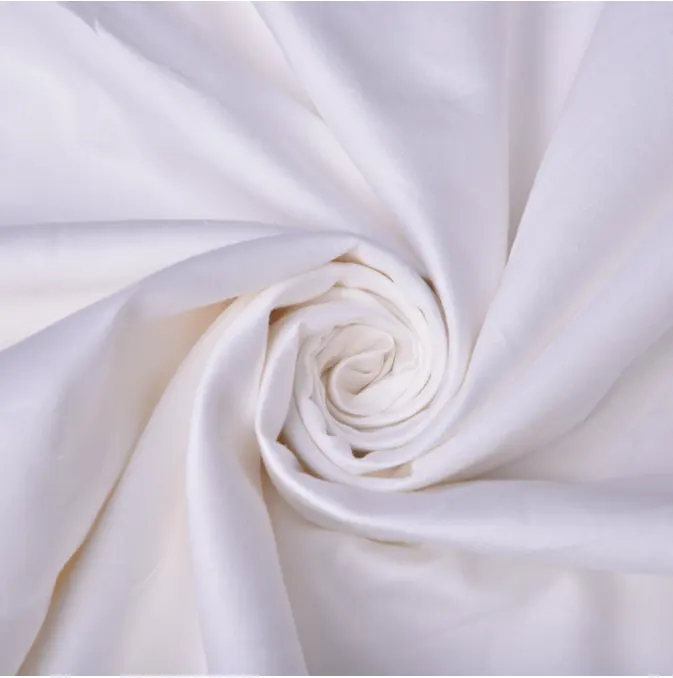 Hohe qualität weiß 280 cm breite 100% baumwollsatin 400 fadenzahl stoff für bettlaken in rollen