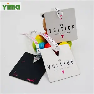 Étiquettes en papier personnalisées, accessoires de traitement de vêtements et de traitement avec votre propre LOGO, étiquettes suspendues en carton doré, 50 pièces