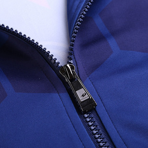 Tuta Sportiva da <span class=keywords><strong>Donna</strong></span> Personalizzabile con Logo, con Cerniera, Taglie Forti, Design su Misura, Blu, per Sport Invernali - Product Image 4