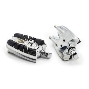 Viuda Clavijas Macho Monte Chrome Ias Estriberas Clavija Para Harley FXST FLH XL DYNA - Product Image 6