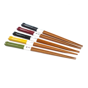 5 paires de baguettes en bois de bambou naturel baguettes de style japonais classiques réutilisables coffrets cadeaux - Product Image 3