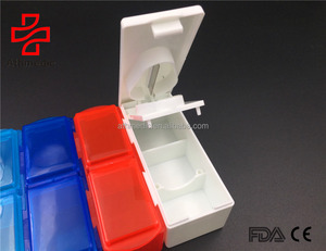 2025 athmedic cấp thực phẩm hàng tuần có thể tháo rời Pill Box với Cutter - Product Image 5
