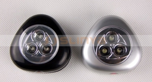 Pin di động Powered đẩy không dây 3 <span class=keywords><strong>LED</strong></span> đêm đèn đa chức năng trong nhà tường trần ánh sáng - Product Image 5