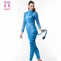 Corzzet - Blue Avatar Halloween Costume for Women