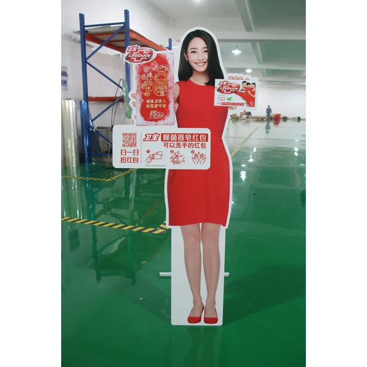 Dudukan Display Papan Busa Pvc Die Cut Iklan Kepadatan Tinggi