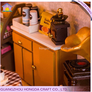 Le plus chaud avec la lumière et meubles dollhouse diy kit une poupée maison <span class=keywords><strong>de</strong></span> jouer - Product Image 6