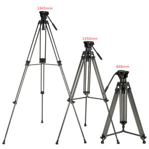 Trépied professionnel <span class=keywords><strong>Cayer</strong></span> BV25L en fibre de carbone, le plus populaire du modèle, double tubes - Product Image 3