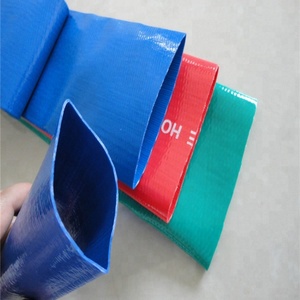 OEM & ODM Standard druck flexibler Abfluss wassers ch lauch 2bar-8 bar 6 Zoll PVC-Bewässerung Flachs ch lauch verlegen