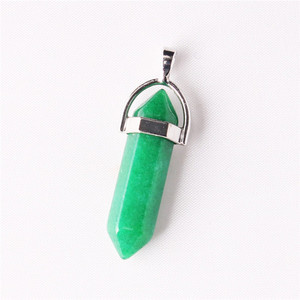 자연 크리스탈 기하학 오라 곤충 모양 석영 목걸이 크리스탈 펜던트 - Product Image 6