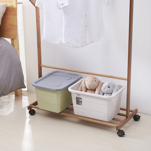 Monr sinh thái thân thiện chất lượng cao thay đổi kích thước nhựa hộp lưu trữ với nắp quần áo Hộp lưu trữ chống bụi hộp nhựa - Product Image 4