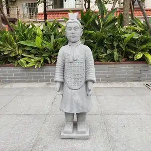 Statue de guerrier en pierres naturelles, résistante à l'eau de l'environnement, haute résistance, durable, extérieur et intérieur, vente d'usine