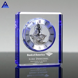 2021 New <strong>Design</strong> Customized Innovative Laser Engraved Crystal <strong>Table</strong> <strong>Clock</strong> - Product Image 3