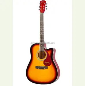 楽器製造Cutaway6ラインPurfleアコースティックギター中国製